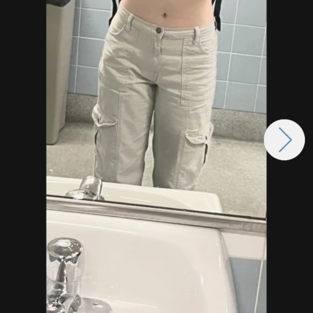 Aeropostle Utility Cargo Pants in Beige